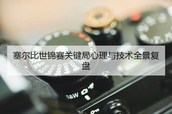 塞尔比世锦赛关键局心理与技术全景复盘